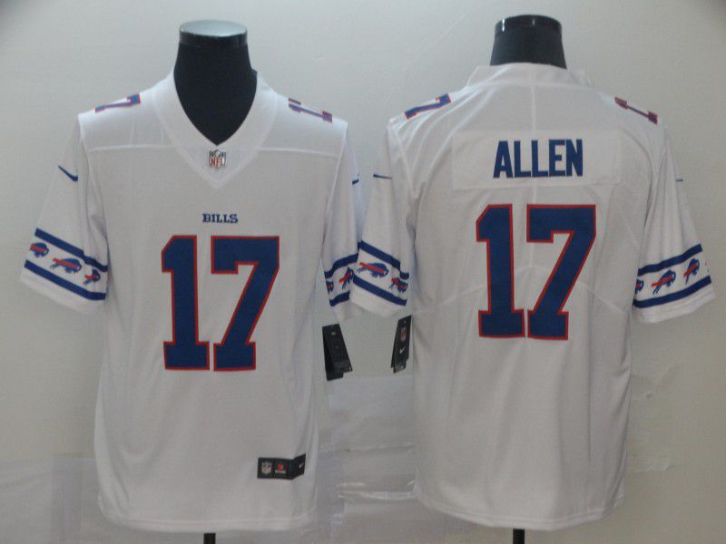 Men Buffalo Bills 17 Allen White team logo cool edition NFL Jerseys